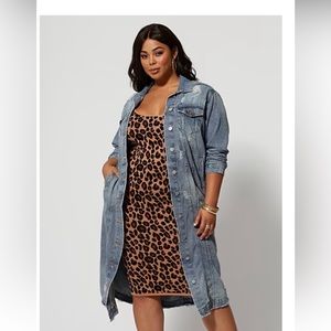 Destructed trucker jacket